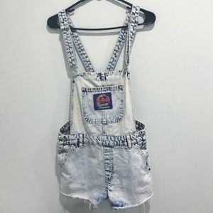 ASOS Acid Wash Denim Overalls
